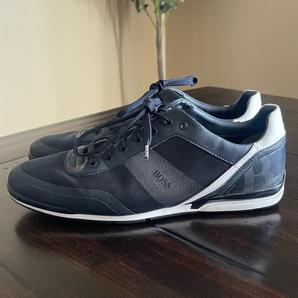 Hugo Boss Men's Saturn Low Profile Mesh Sneaker - Picture 2 of 16